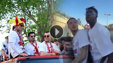 Galatasaray'�n �ampiyonluk kutlamas�nda korku dolu anlar!