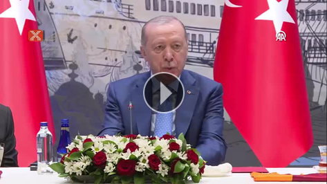 Cumhurba�kan� Erdo�an'dan Galatasaray'a tebrik