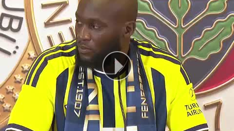 Romelu Lukaku: 'Fenerbah�e ile hedeflerimiz �rt���yor.'