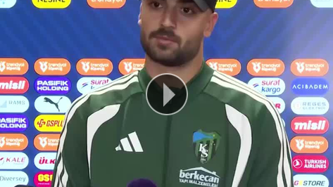 Serhat �zta�delen: 'Talihsiz bir gol oldu'