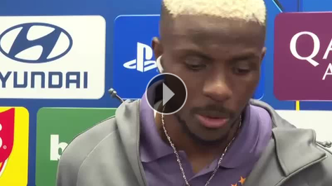Osimhen'den Sporting Lizbon ve Barcelona yorumlar�
