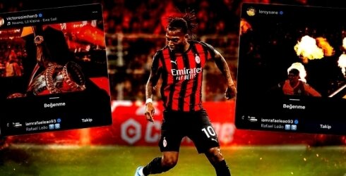 Rafael Leao'dan sosyal medyada fla� G.Saray sinyali!