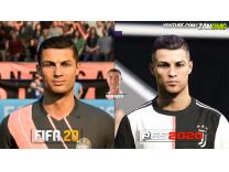 Bir oyuncu iki farkl grnm: FIFA vs PES yz kyaslamas! Galerisi