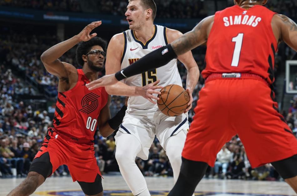 NUGGETS 112-103 TRAIL BLAZERS