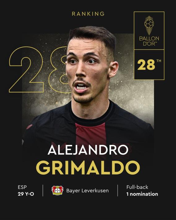 28. ALEJANDRO GRIMALDO - LEVERKUSEN