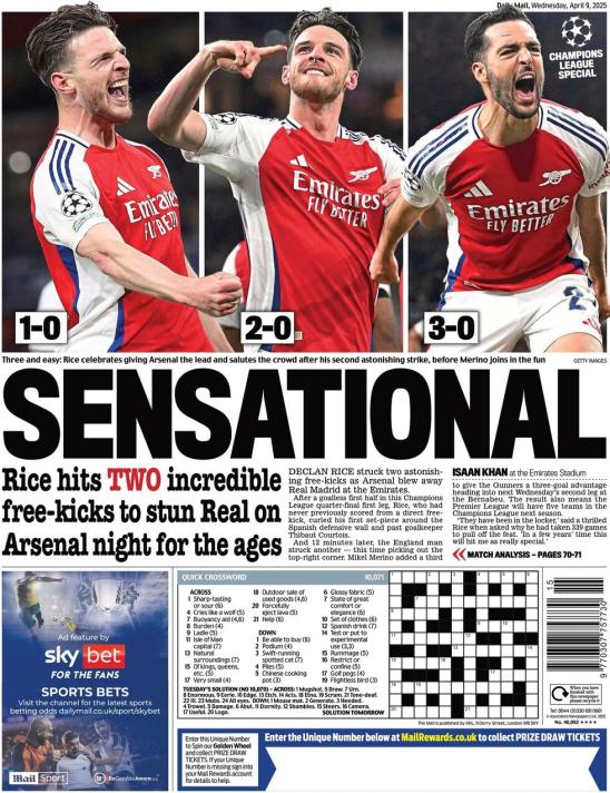 THE MAIL (�NG�LTERE)