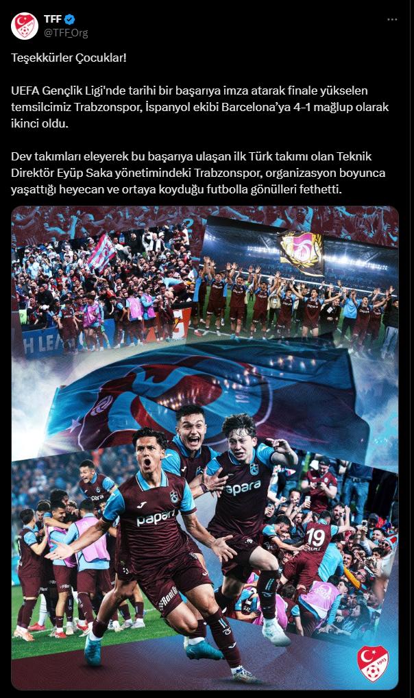 T�RK�YE FUTBOL FEDERASYONU