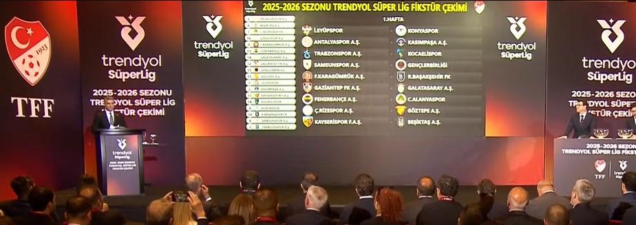 2025/26 SÜPER LİG FİKSTÜRÜ