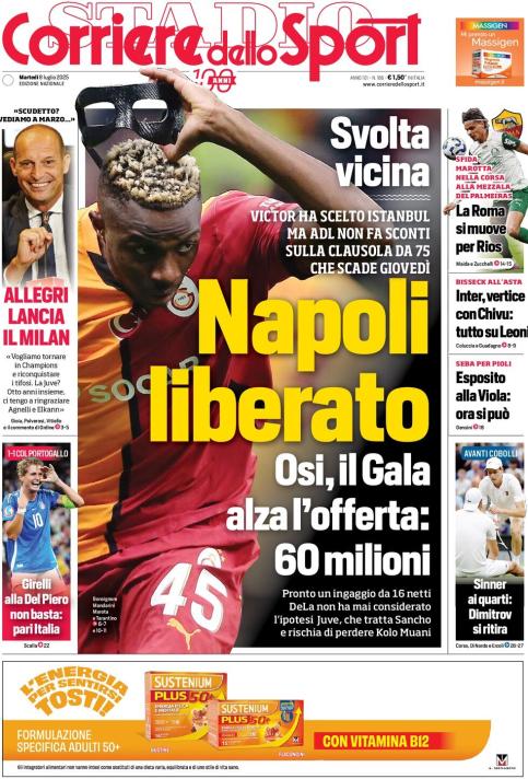 CORRIERE'DE MANET OSIMHEN