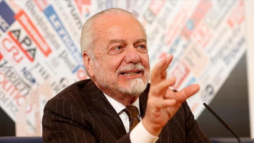 NAPOLI BA�KANI DE LAURENTIIS A�IKLAMA YAPTI