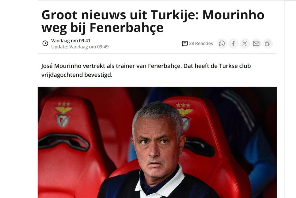 VOETBAL INTERNATIONAL / HOLLANDA