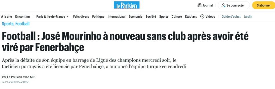 LE PARISIEN / FRANSA