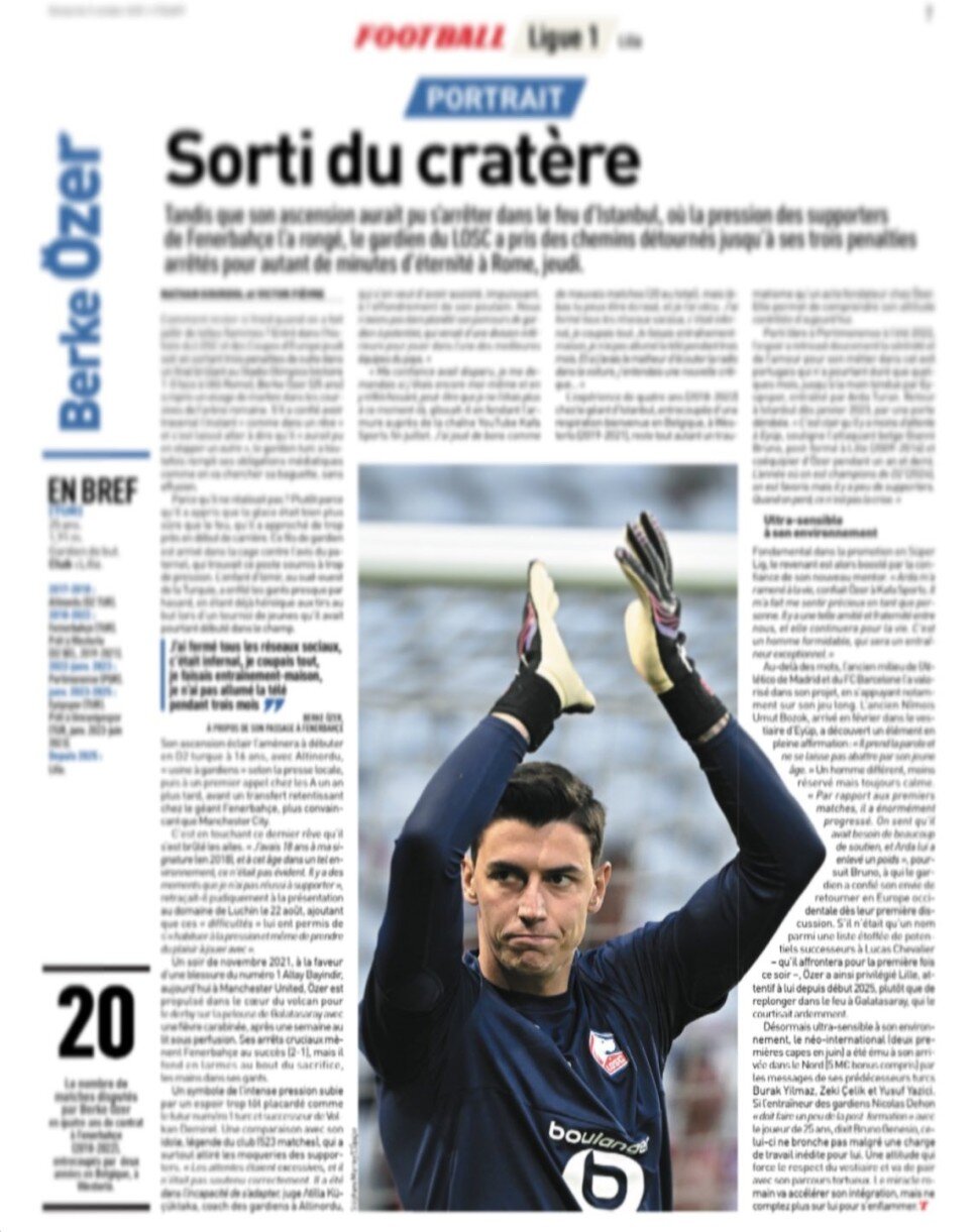 BERKE �ZER - L'EQUIPE