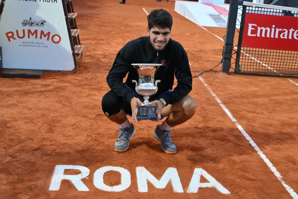 ALCARAZ, ROMA A�IK �AMP�YONU