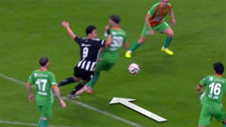 BE��KTA�'IN PENALTI KAZANDI�I POZ�SYON