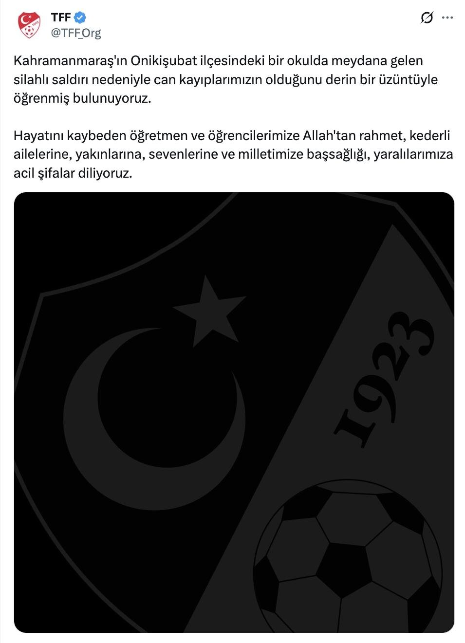 T�RK�YE FUTBOL FEDARASYONU