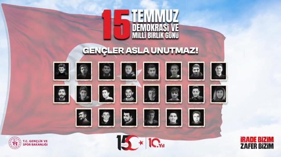 KUL�PLERDEN 15 TEMMUZ PAYLA�IMI