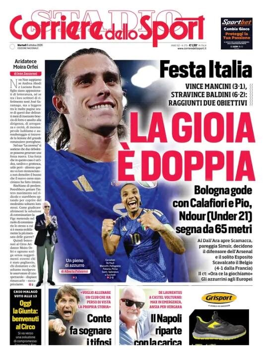 CORRIERE: \