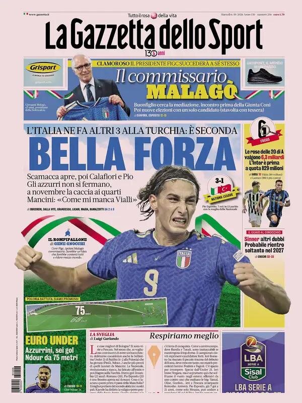 LA GAZZETTA: \