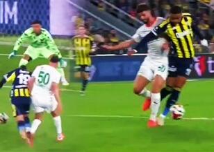 Fenerbahçe penaltı bekledi, hakem devam ettirdi!