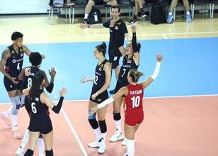 A Milli Kadın Voleybol Takımı, Fransa'yı 3-1 mağlup etti
