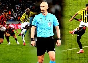 Anthony Taylor: "Biri penaltı diğeri devam"