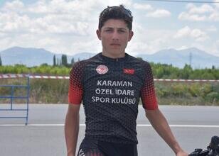 Milli bisikletçi Veli Sarı'nın hedefi uluslararası