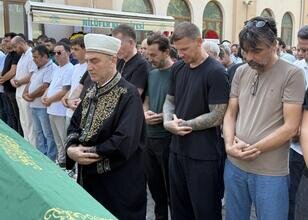 Eski milli futbolcu Serdar Aziz'in babasının cenazesi defnedildi