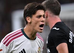 Real Madrid, Arda Güler'in de sahada olduğu maçta Real Sociedad'ı 4-1 mağlup etti