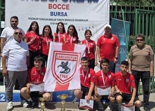 Samsun'un bocce'de üst üste ikinci kez Türkiye şam