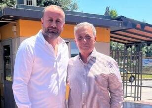 Altay Başkanı Sinan Kanlı İzmir'de Ahmet Nur Çebi 