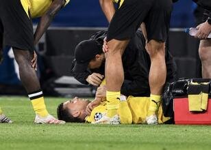 Borussia Dortmund'da Karetsas hastaneye kaldırıldı!