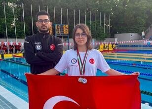 Muğlalı yüzücü Defne'den Avrupa'da tarihi başarı