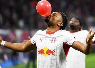 Leipzig, evinde Frankfurt'u dağıttı!