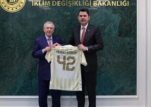 Bakan Kurum, Aziz Yıldırım'ı ağırladı