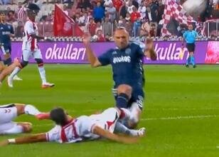 Fenerbahçe penaltı bekledi; işte o pozisyon
