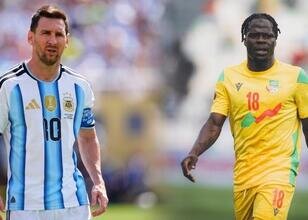 Junior Olaitan, Lionel Messi'nin veda maçında Benin kadrosunda