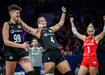 Trkiye Kadn Voleybol Milli Takm, Srbistan'a 3-0 malup oldu