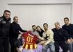 Kayserisporlu futbolcular, yaral� polisi ziyaret etti