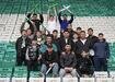 Bursaspor taraftar�ndan �ampiyonluk ma��na 40 bin kartonluk koreografi