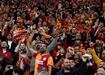 Galatasaray trib�nlerinden d�nyaya Gazze mesaj�
