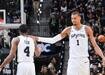 NBA'de Timberwolves'u farkl� yenen Spurs, seriyi 1-1 yapt�