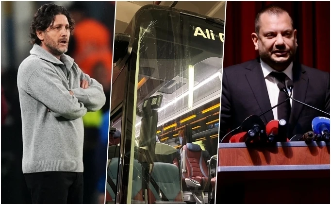 TRABZON OTOBÜSÜNE SALDIRI