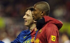 Eto'o: ''Messi'yi o�lum gibi b�y�tt�m', ba�ka'