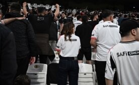 Be�ikta�'ta Trabzon ma��nda protesto!
