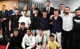 Beşiktaş Kulübü'nde bayramlaşma töreni