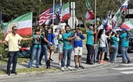 �ran'a Los Angeles'ta protesto �oku!