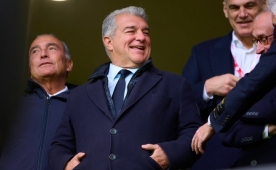 Laporta: 'Muhte�em bir tak�m�m�z var'