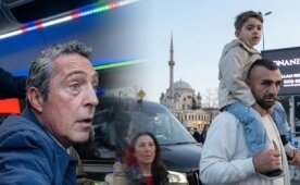 Serdar Dursun'u yolda g�ren Ali Ko�...