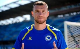 Edin Dzeko, milli tak�ma veda edecek